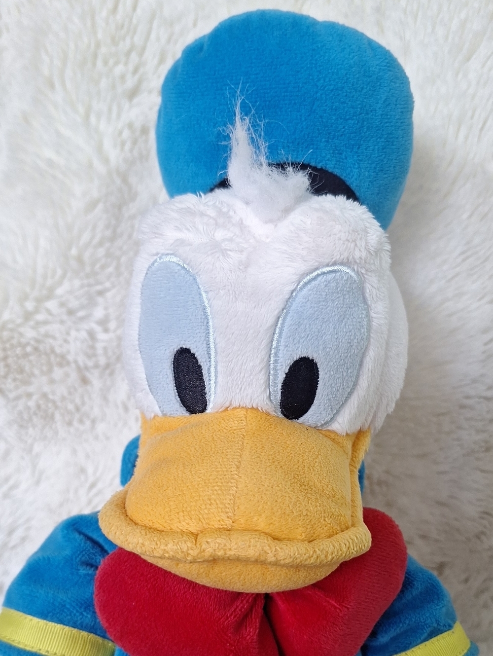 Disney Donald Duck Plush Authentic Gold And Purple Seal - Picture 4 of 8